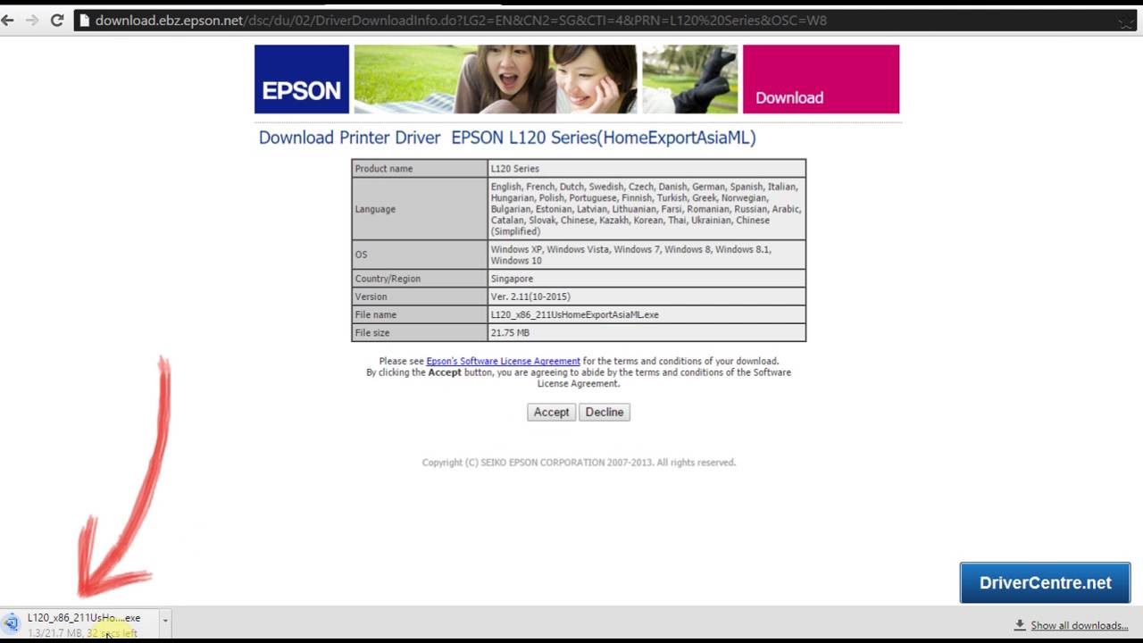 epson l3100 printer installer free download